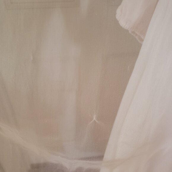 Vintage Miss Elaine chiffon nightgown & robe peignoir set in baby pink - Picture 15 of 16